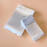 100pcs Clear Self-adhesive Opp Bag Small Plastic Bags for Candy Jewelry Packing