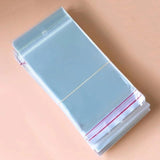 100pcs Clear Self-adhesive Opp Bag Small Plastic Bags for Candy Jewelry Packing