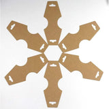 20Pcs Necklace Display Cards Blank Holder Paper Hanging DIY Jewelry Making