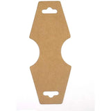 20Pcs Necklace Display Cards Blank Holder Paper Hanging DIY Jewelry Making