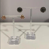 2Pcs Acrylic T-Bar Jewelry Display Stand Tree Necklace Earrings Bracelet Holder