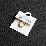 20pcs Paper Ring Display Card 6x6cm Jewelry Hanging Tags