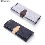 Portable Roll-up Felt Jewelry Roll Storage Bag