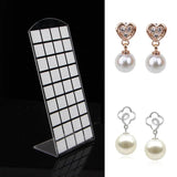 Plastic Earring Ear Stud Jewelry Display Rack Stand Organizer Holder