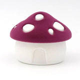 Velvet Mushroom Little House Jewelry Trinket Storage Display Holder