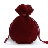 10pcs Small Velvet Drawstring Cotton Bag Pouches 7*9cm