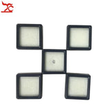 5Pcs Plastic Diamond Display Box Square Gem Stone Case 3*3*2cm