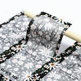 75PCS Rectangle Flower Thank You Stickers Waterproof Seal Label