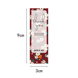 75PCS Rectangle Flower Thank You Stickers Waterproof Seal Label