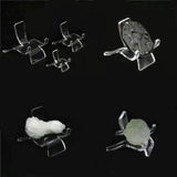 Acrylic Crystal Display Stand Set of 10 Minerals Romantic Dinner Decoration