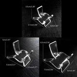 Acrylic Crystal Display Stand Set of 10 Minerals Romantic Dinner Decoration