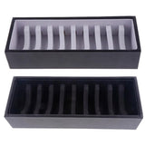 10 Slot PU Leather Card Insert for Bracelet Display