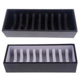 10 Slot PU Leather Card Insert for Bracelet Display