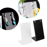 Earring Ear Studs Organizer Display Stand Holder L Shape Showcase Bracket