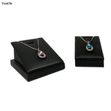 PU Leather Earring Jewelry Organizer Holder Necklace Display Stand