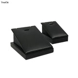 PU Leather Earring Jewelry Organizer Holder Necklace Display Stand