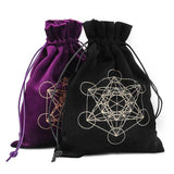 Metatron Archangel Star of David Hexagram Chakra Flannel Bundle