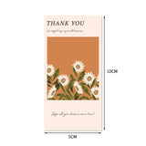 25 Flower Thank You Stickers - Assorted Styles - Sealing Labels for Decor