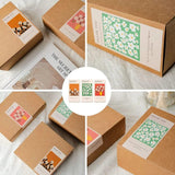 25 Flower Thank You Stickers - Assorted Styles - Sealing Labels for Decor