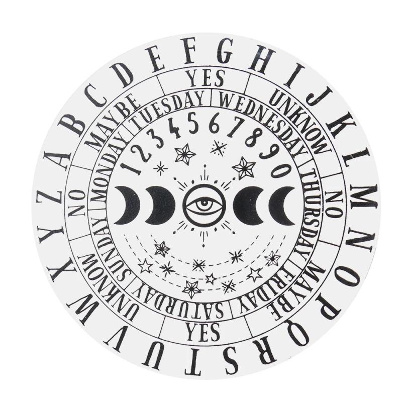Witchcraft Altar Evil Eye Board Crystal Pendulum Set