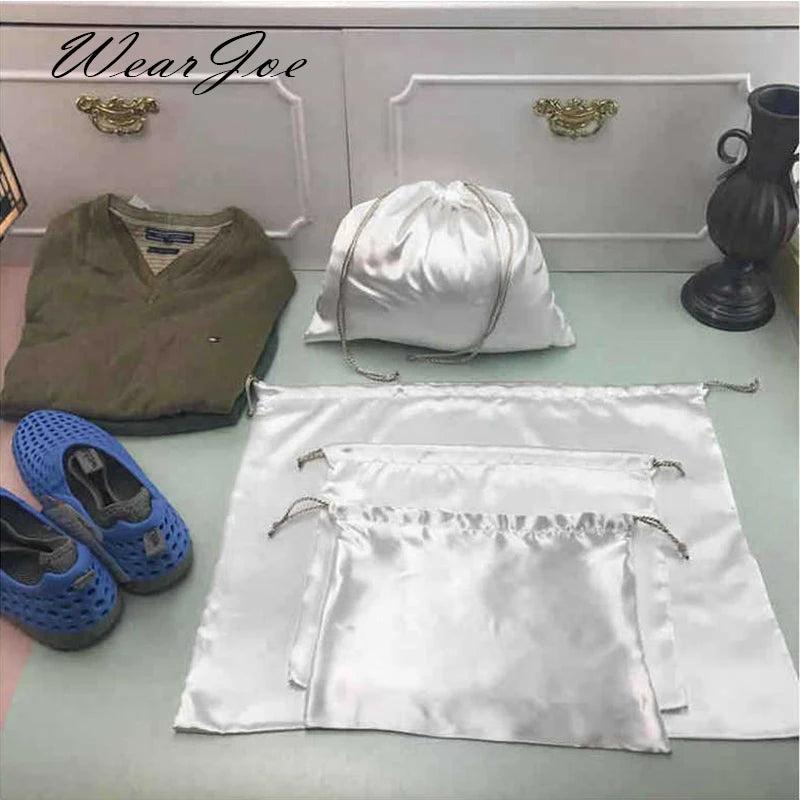 Satin Storage Sleeper Bag Drawstring Protective Pouch