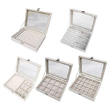 Portable Travel Jewelry Box Flannel Dustproof Gift Storage Case for Women