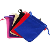 10pcs Red Velvet Jewelry Pouches 7x9 cm Drawstring Bags Wedding Christmas Packag