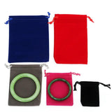 10pcs Red Velvet Jewelry Pouches 7x9 cm Drawstring Bags Wedding Christmas Packag