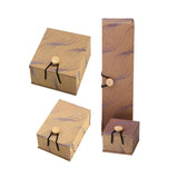 Chinese Brocade Jewelry Pendant Box Wooden Buckle