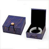 Chinese Brocade Jewelry Pendant Box Wooden Buckle