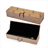 Chinese Brocade Jewelry Pendant Box Wooden Buckle