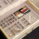 Velvet Jewelry Storage Tray Display Stand