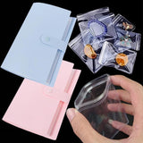 240 Card Antioxidation Jewelry Organizer Storage Book Earring Ring Storage Bag
