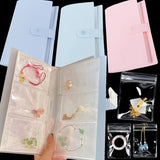 240 Card Antioxidation Jewelry Organizer Storage Book Earring Ring Storage Bag