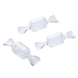 10Pcs Candy Shape Wedding Candy Box Plastic Storage Container
