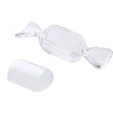 10Pcs Candy Shape Wedding Candy Box Plastic Storage Container