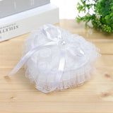 Romantic Heart-shape Ring Case Wedding Rings Holder