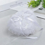 Romantic Heart-shape Ring Case Wedding Rings Holder