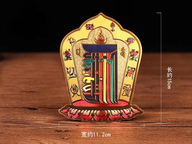 Tibetan Buddhism Wall Stickers, Eight Auspiciousness and Ten Aspects