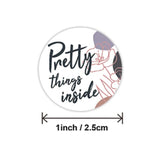 500pcs Roll Stickers Pretty Things for Gift Packing Decorations