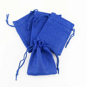 10pcs 7*9cm Royal Jute Bag Burlap Gift Bags