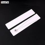 24Pcs Rectangle Necklace Cards Jewelry Organizer DIY Paper Cards
