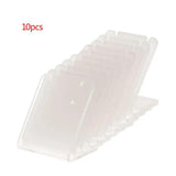 10 Pcs/Set Earrings Display Rack L Shape Acrylic Jewelry Holder Stand