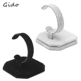 Velvet C Type Jewelry Bracelet Watch Display Rack Stand Holder