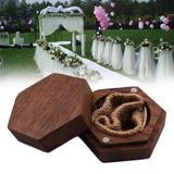 Personalized Rustic Wedding Wood Ring Box Holder