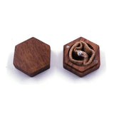 Personalized Rustic Wedding Wood Ring Box Holder