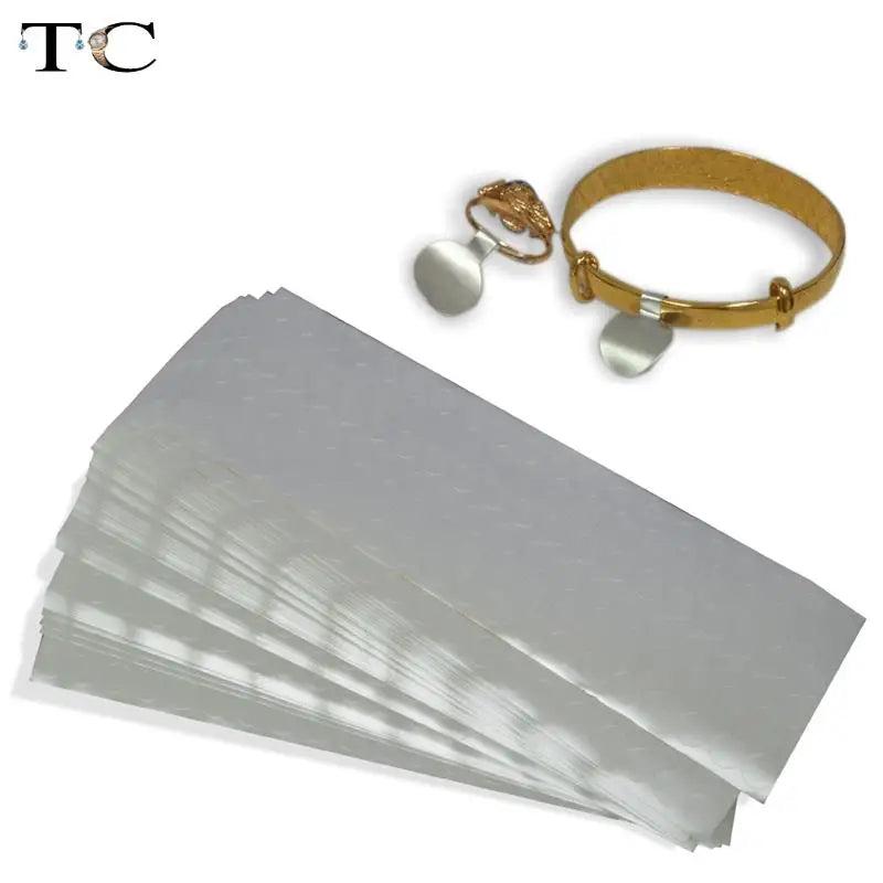 400pcs Jewellery Self-Sticky Dumbbell Tag Stickers