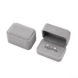 Velvet Double Ring Box Jewelry Case Gift Box Organizer