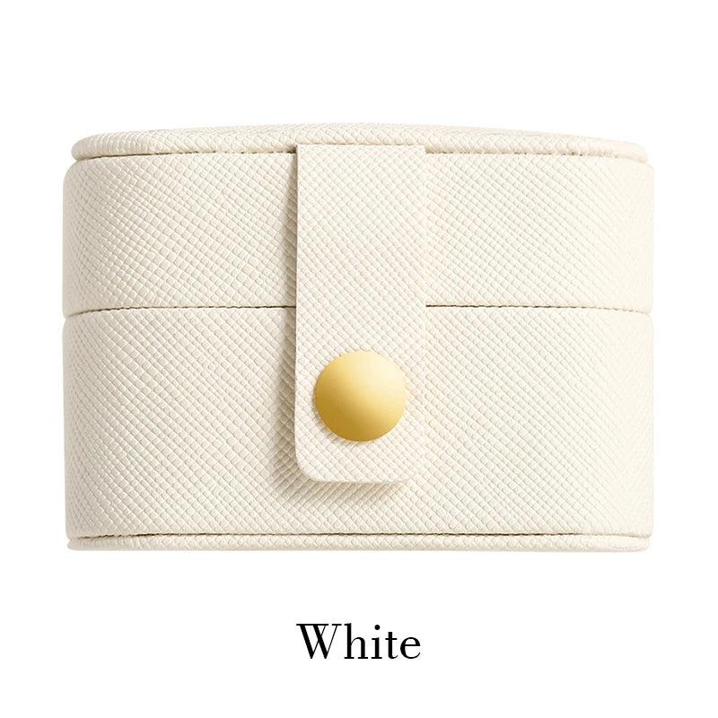 Portable Small Jewelry Organizer Display Travel Mini Gift Case Boxes