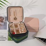 Jewelry Box Organizer PU Portable Storage Case 10 Colors